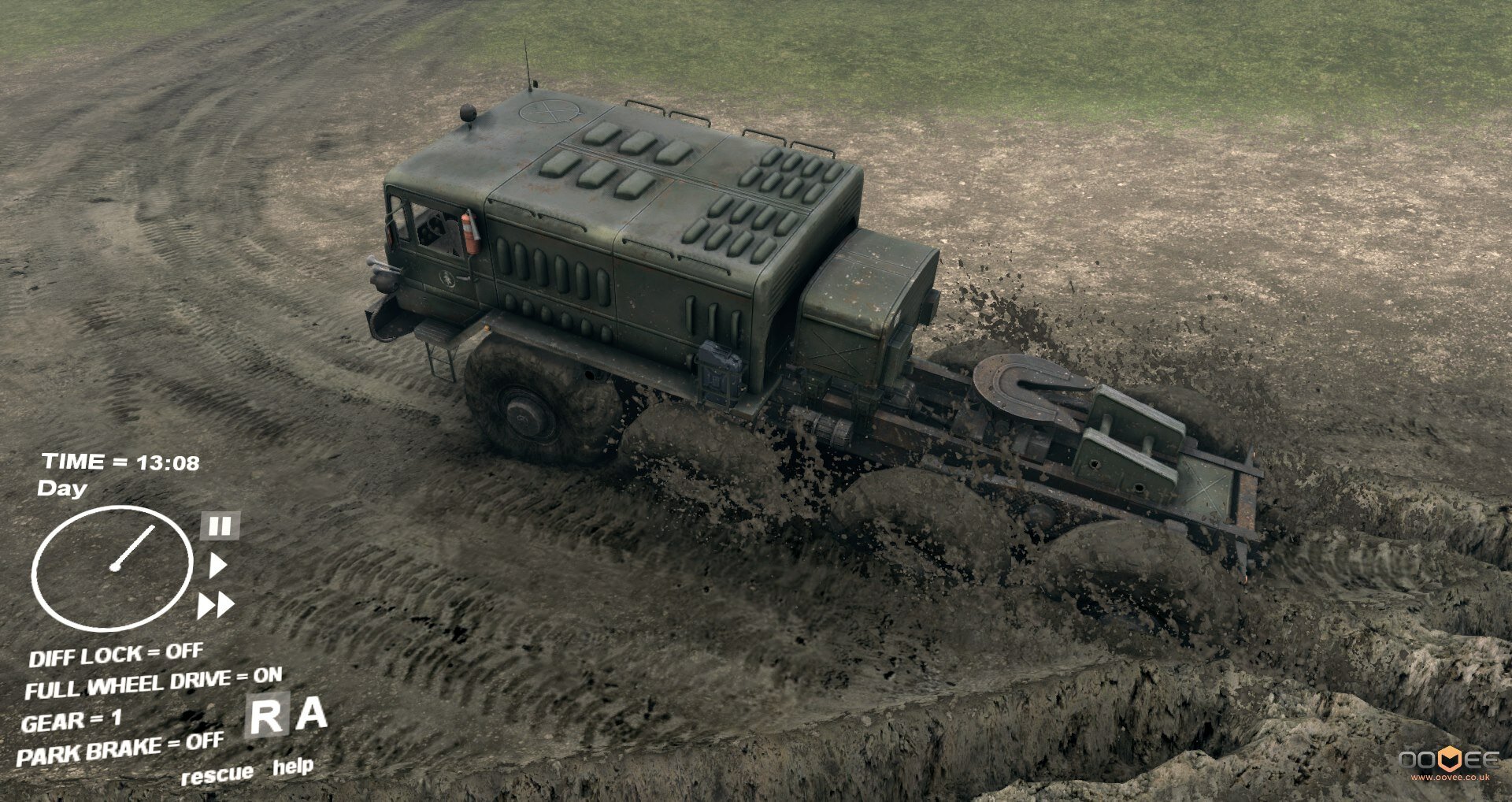 Der MAZ 535 aus SPINTIRES im Einsatz