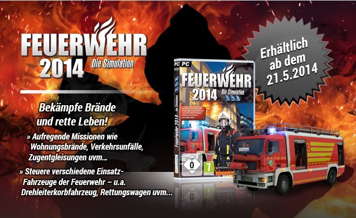 Feuerwehr 2014 - Die Simulation - Werbebanner